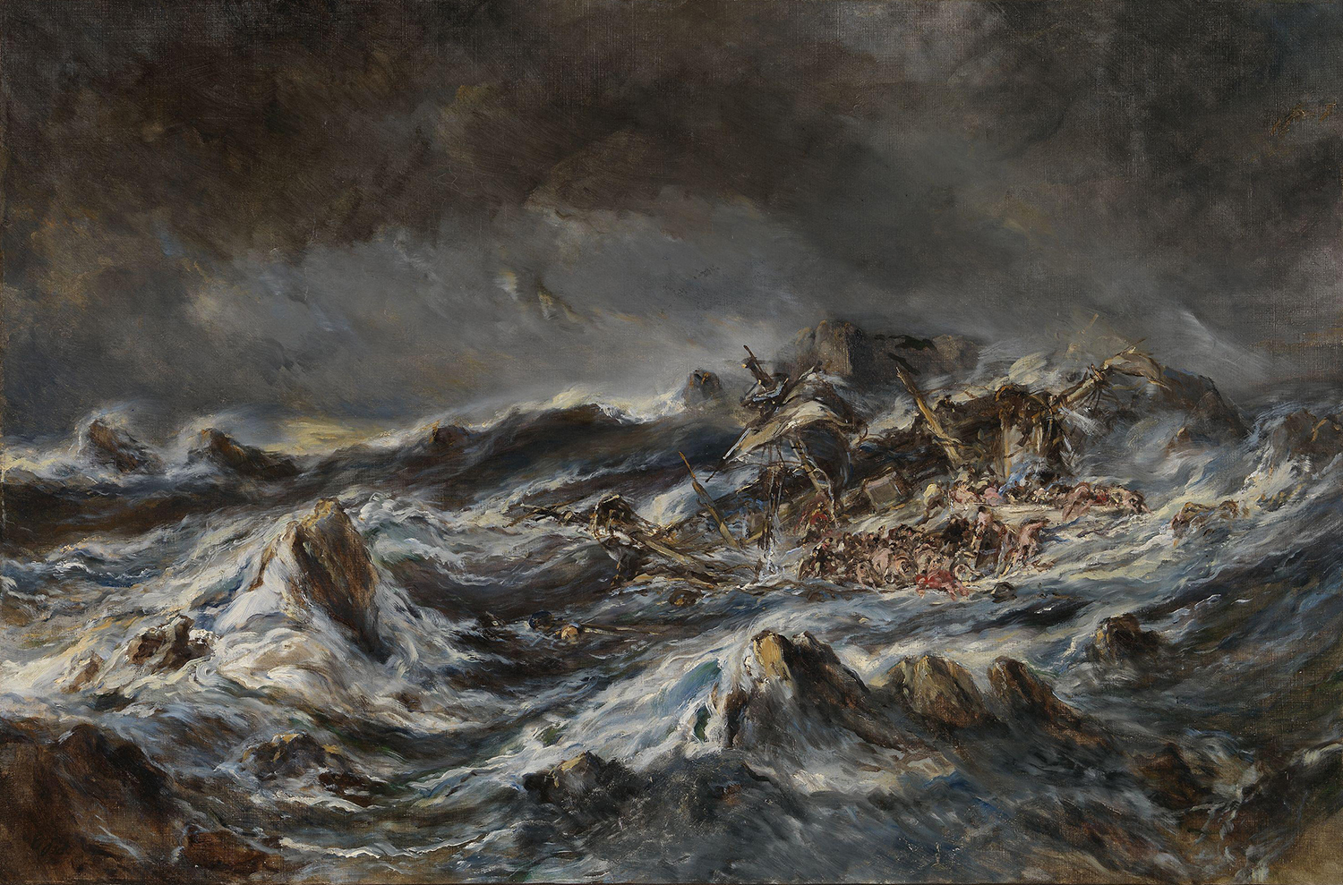 Shipwreck (Skipbrudd), c. 1840-56