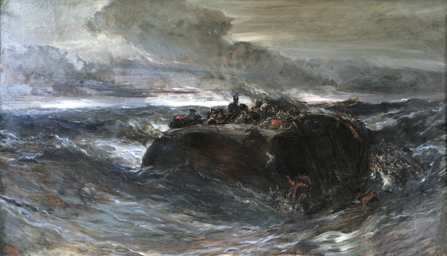 Shipwreck of the Three-Masted Ship Emily, 1823
