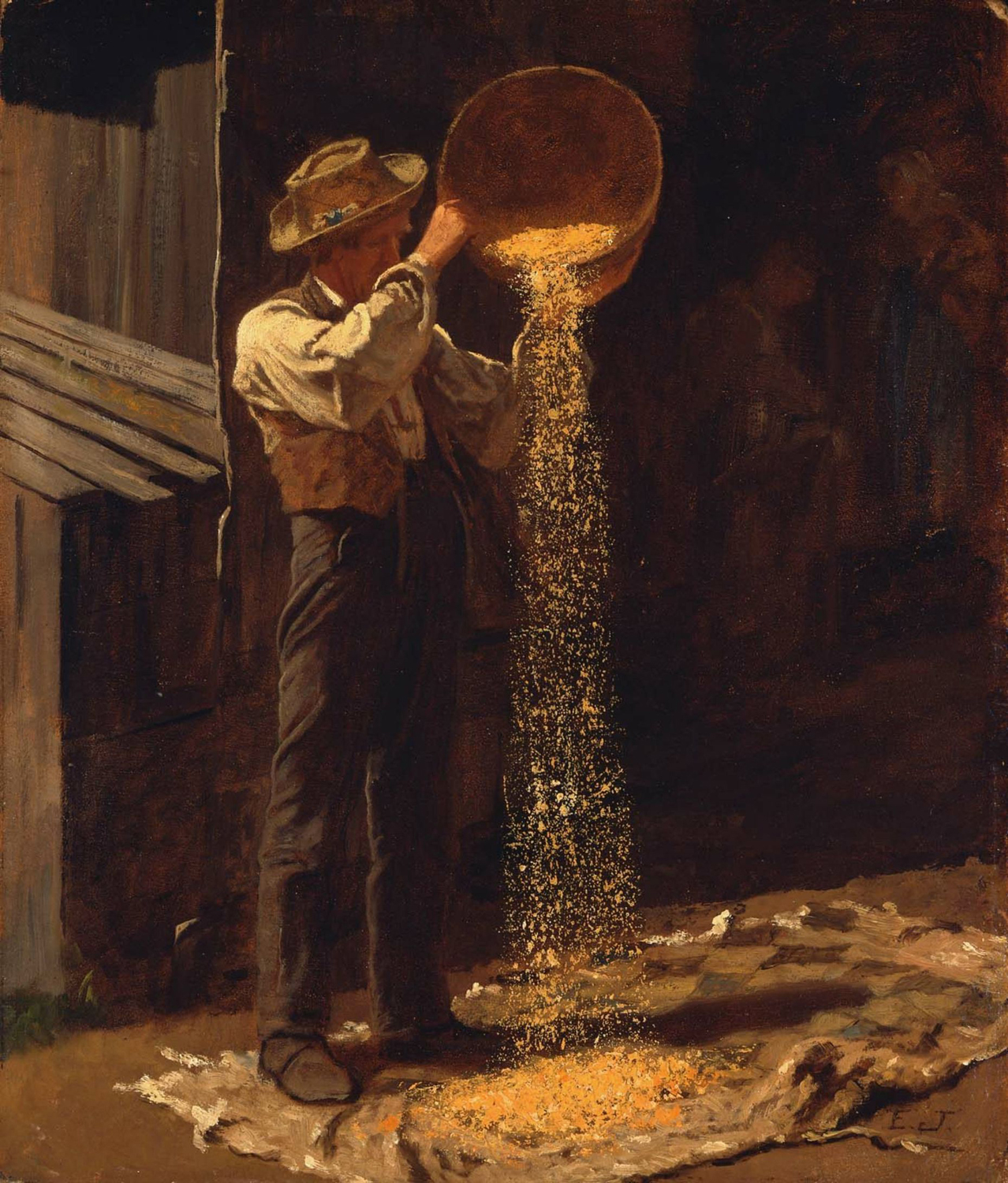 Winnowing Grain, c. 1873-79