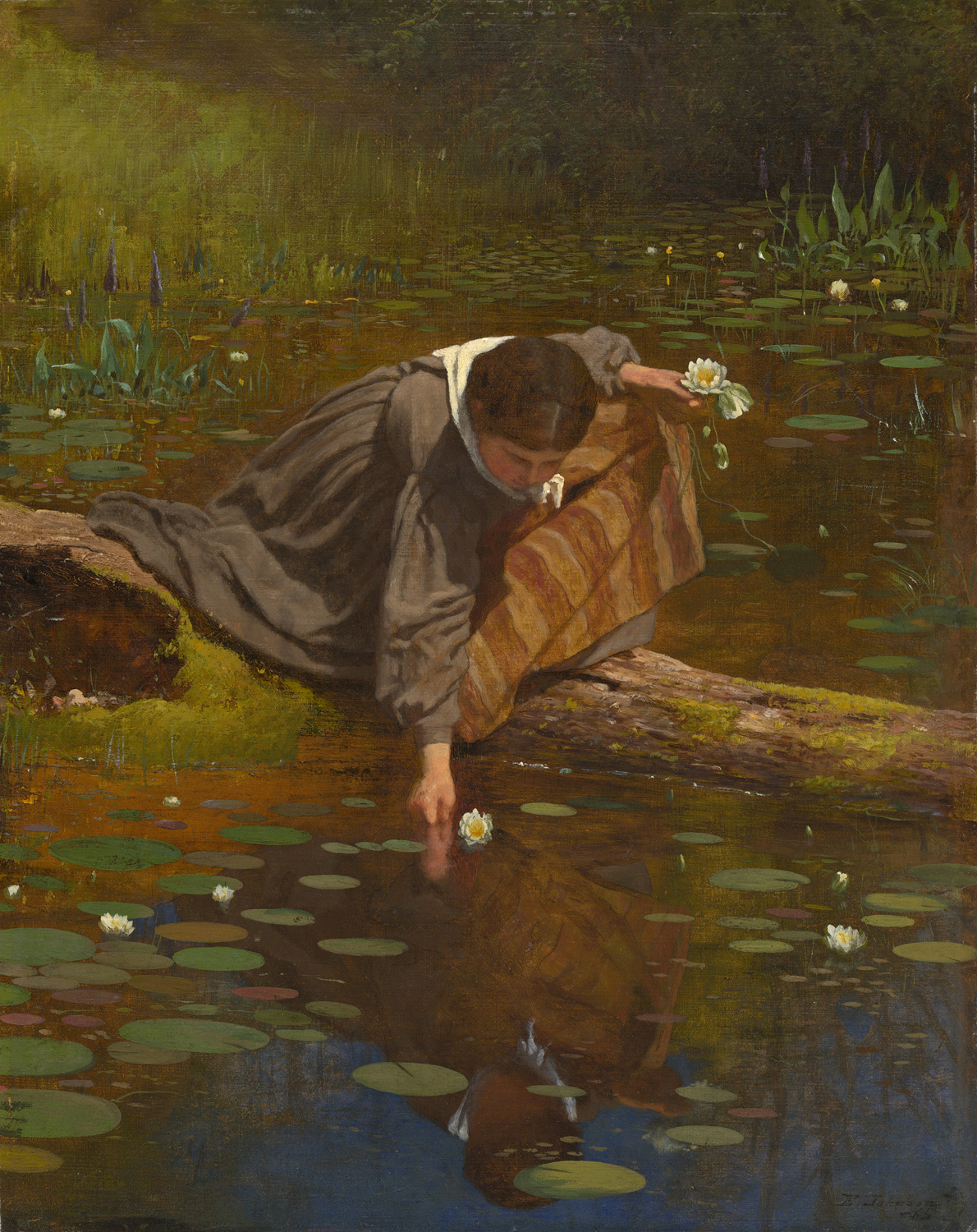 Gathering Lilies, 1865