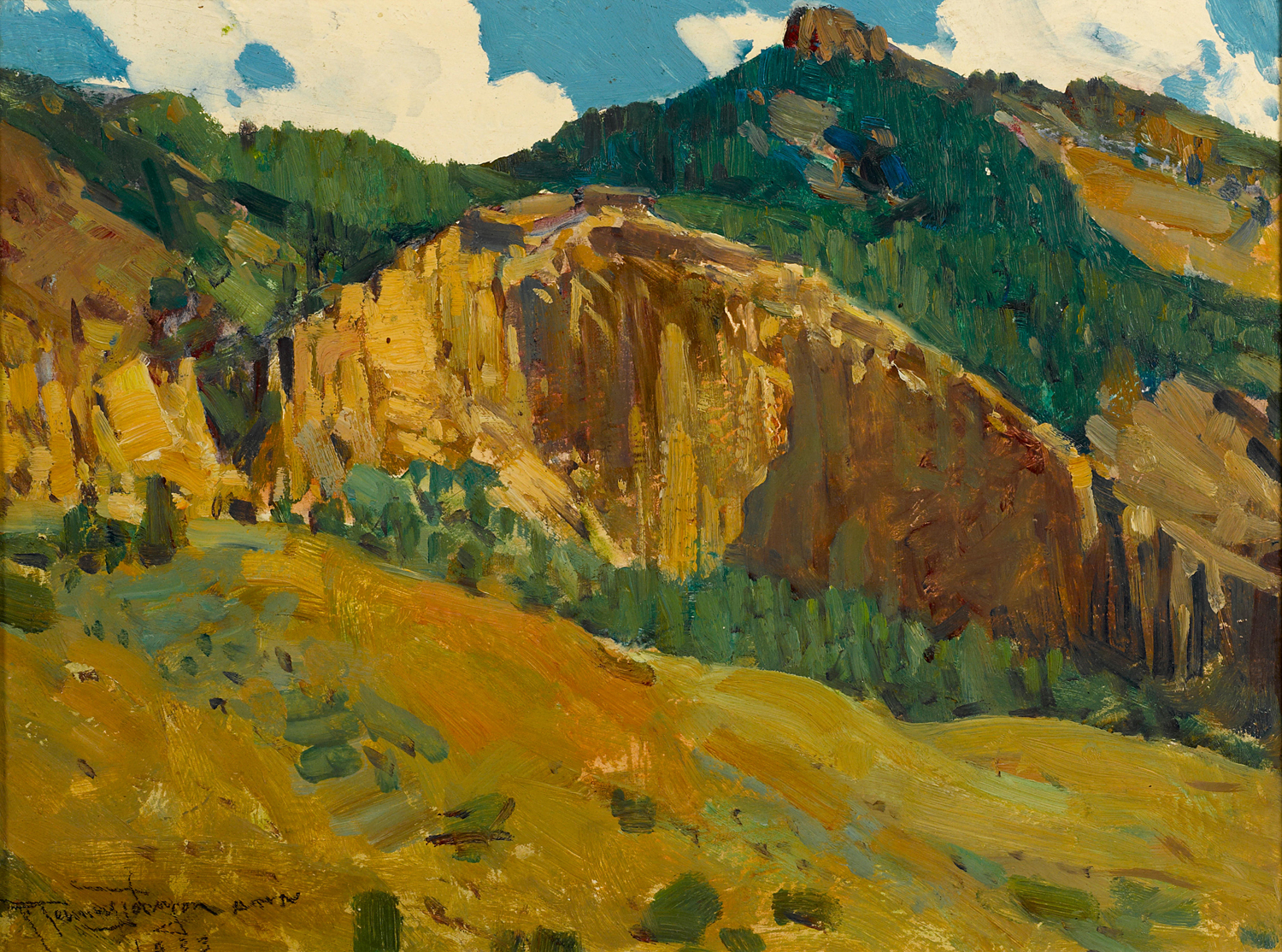 Mountains and Cliffs, 1933