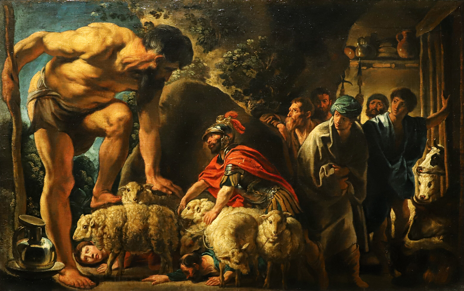Odysseus in the Cave of Polyphemus, c. 1630-35