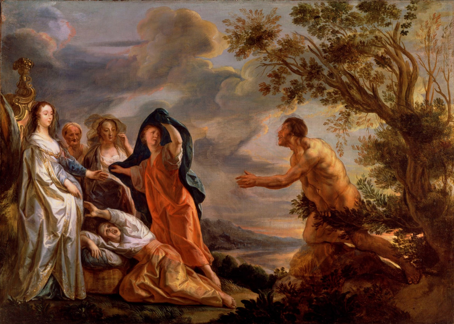 Odysseus and Nausicaa, c. 1630-35