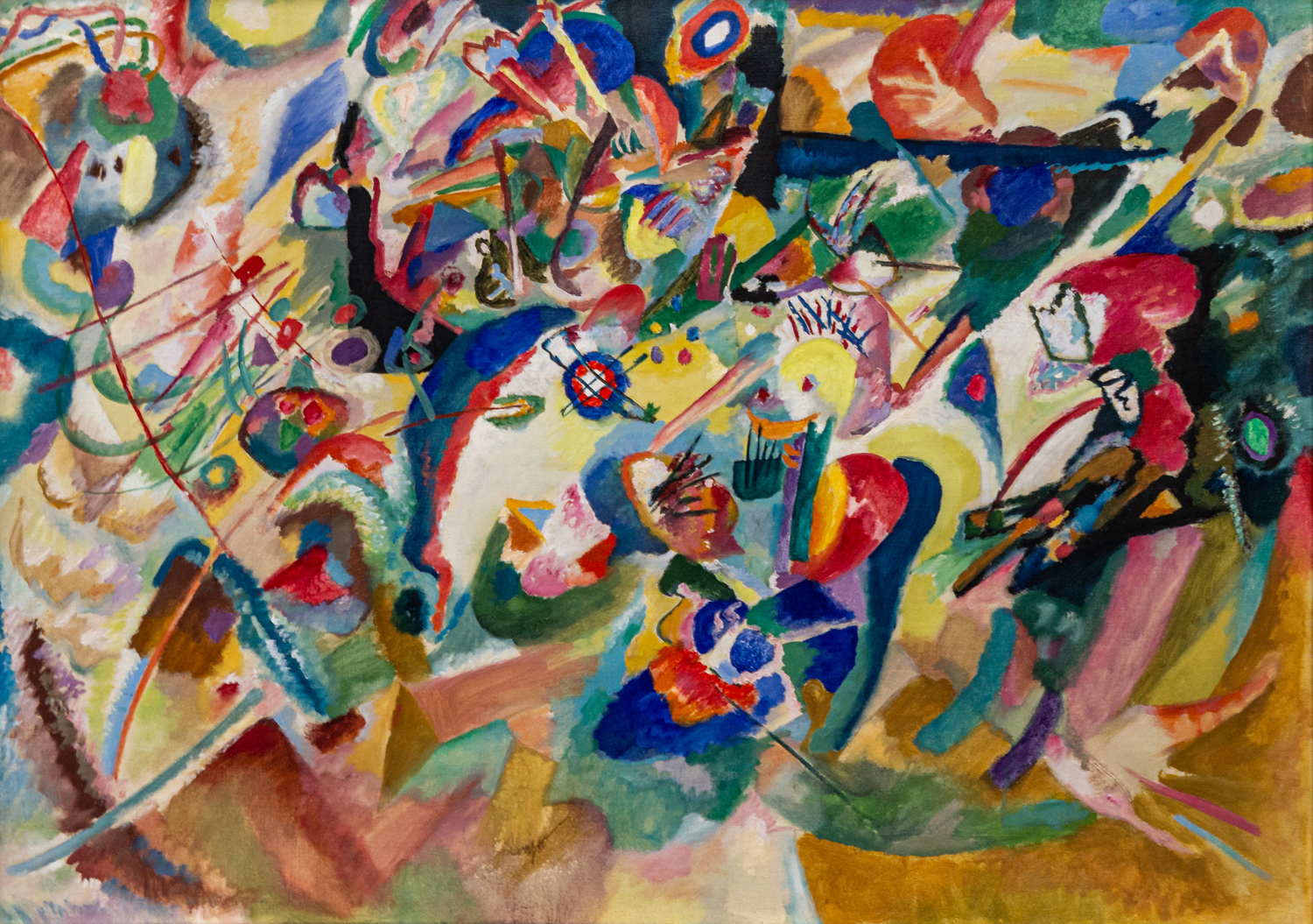 Entwurf 3 zu - Komposition VII, 1913