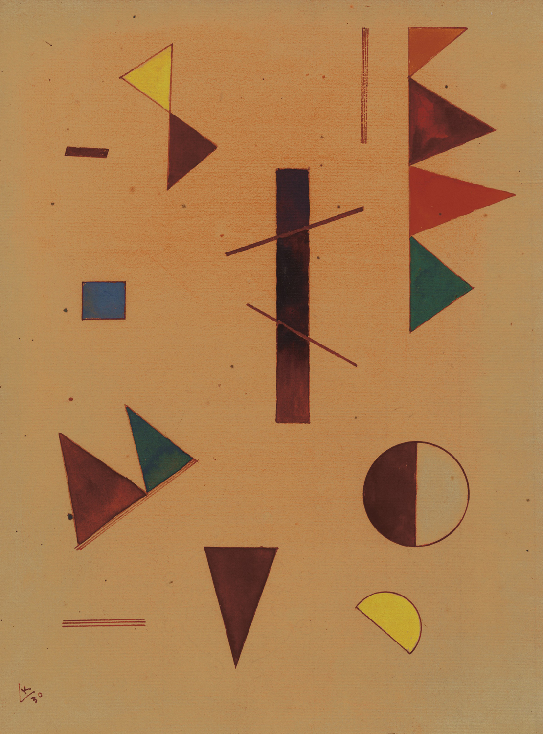 Scattered (Zerstreut), 1930