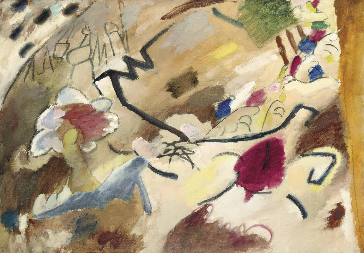 Improvisation mit Pferden (Studie fur Improvisation 20), 1911