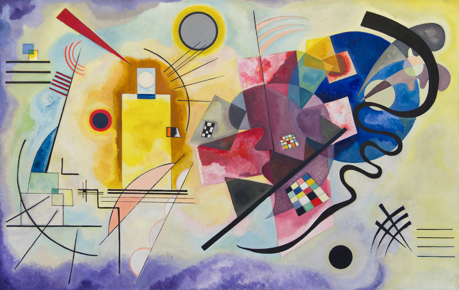 Gelb, Rot, Blau, 1925