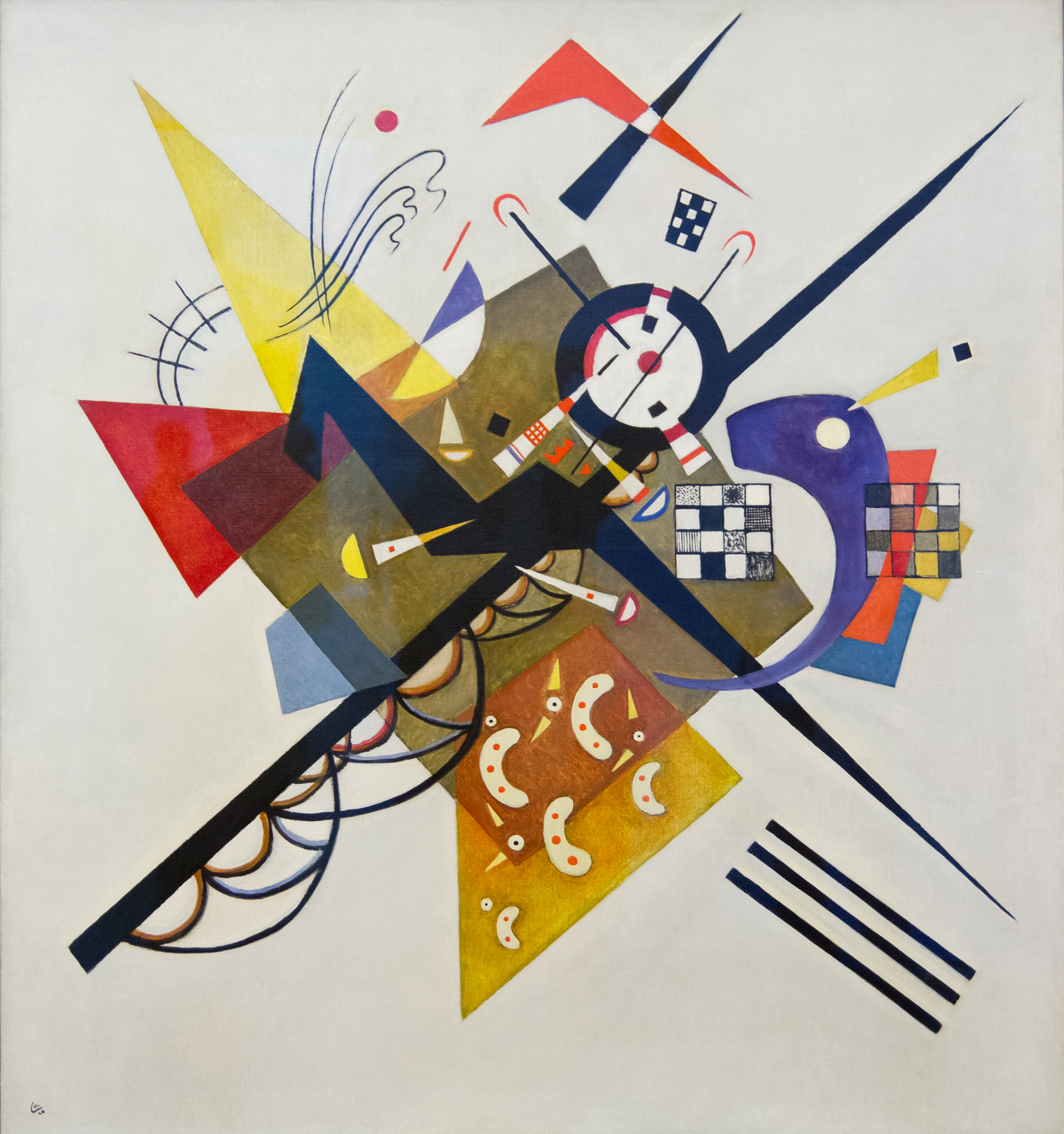 Auf Weiss II, 1923
