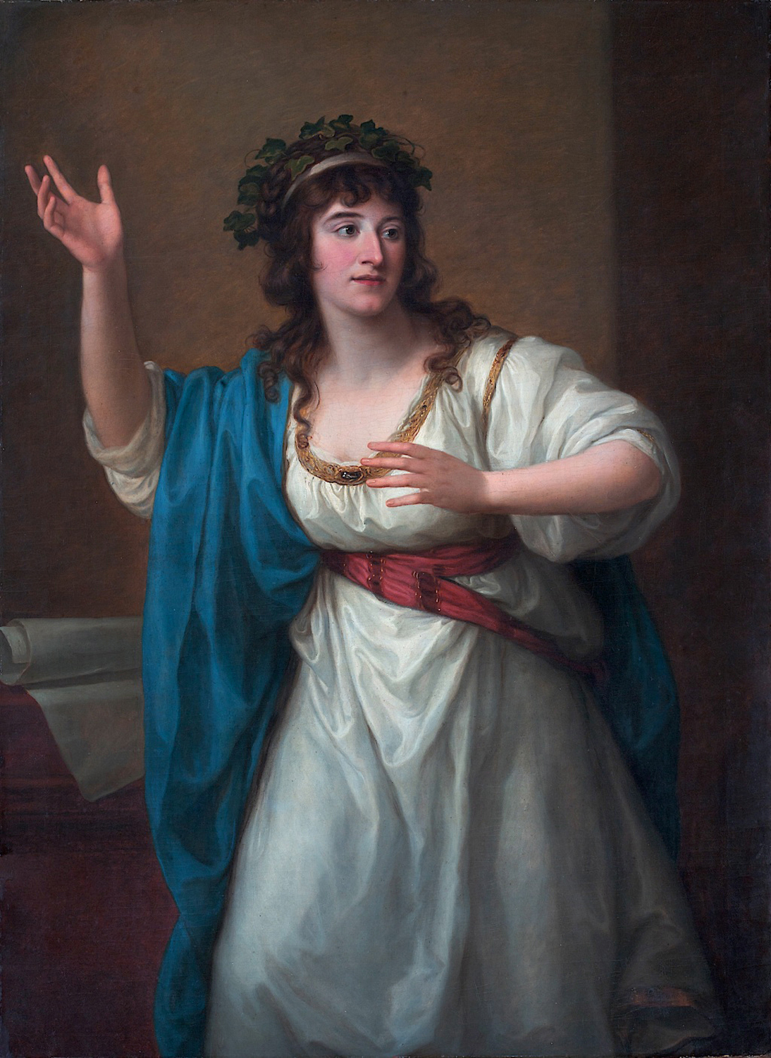 Portrait of the Impromptu Virtuoso Teresa Bandettini-Landucci of Lucca, 1794