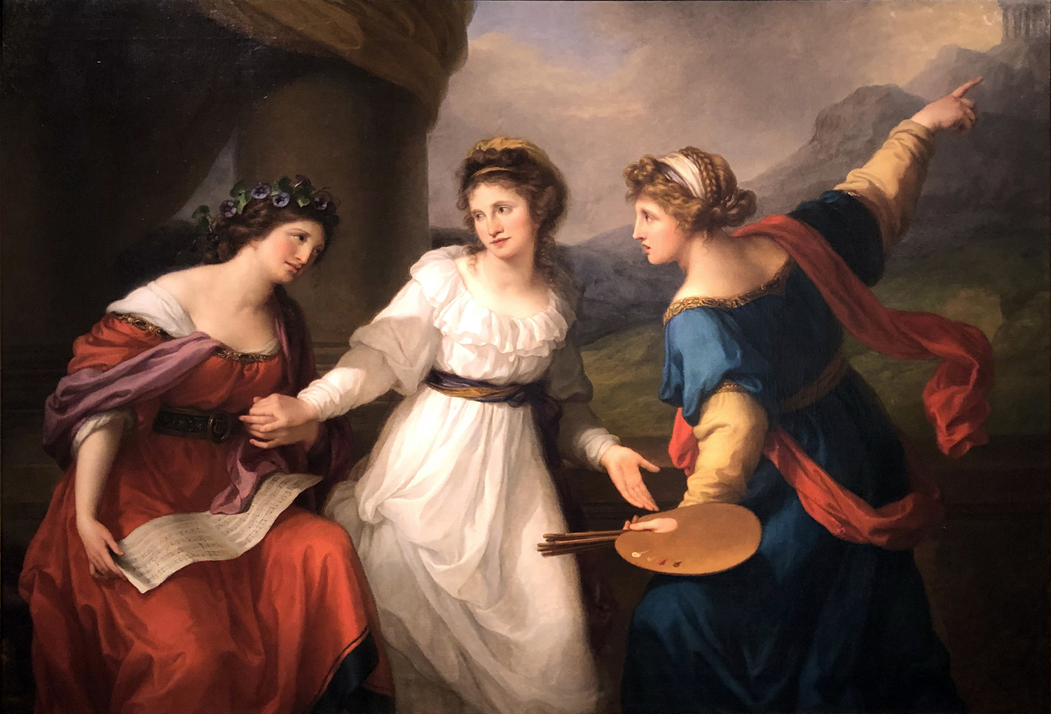 Self-Portrait of the Artist Hesitating between the Arts of Music and Painting, 1794