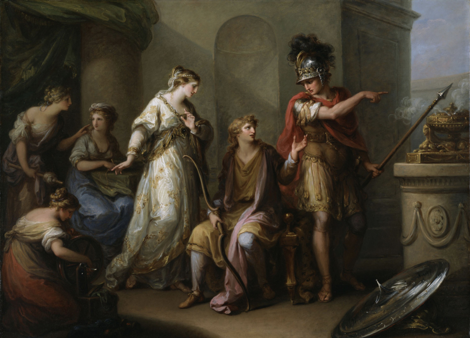 Hector Upbraiding Paris for his Retreat from Battle, 1770s
