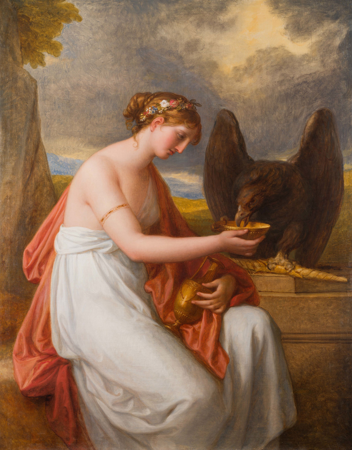 Hebe Feeding the Eagle of Jupiter, c. 1801