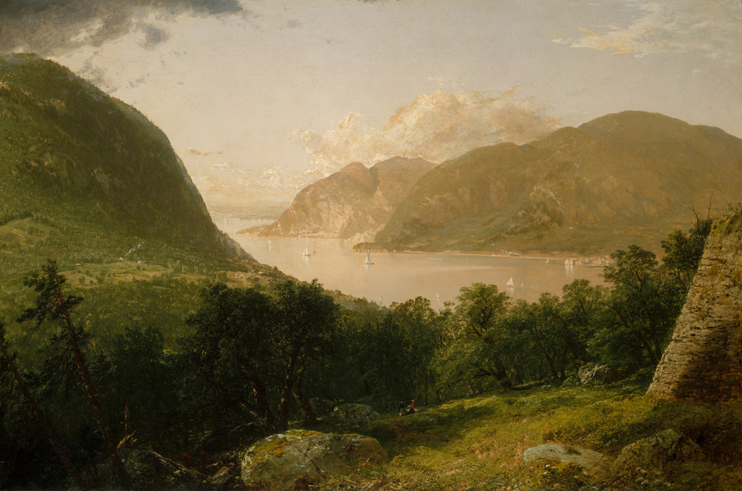 Hudson River Scene. 1857