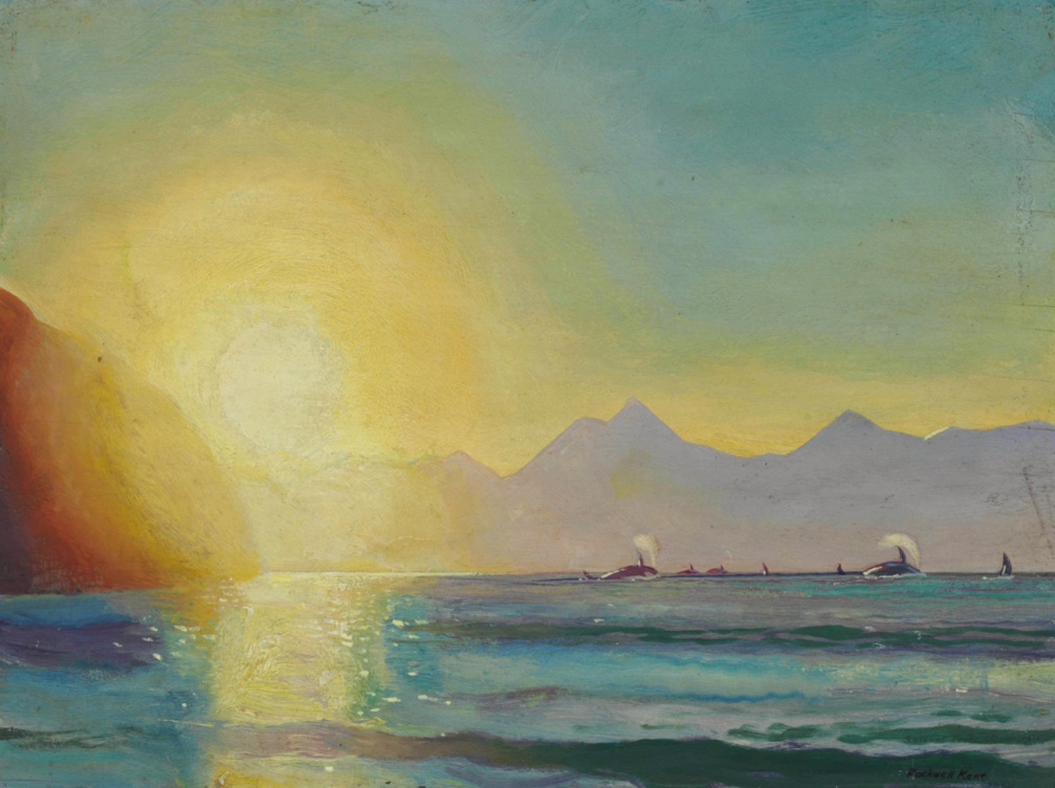 Whales in Resurrection Bay, 1919