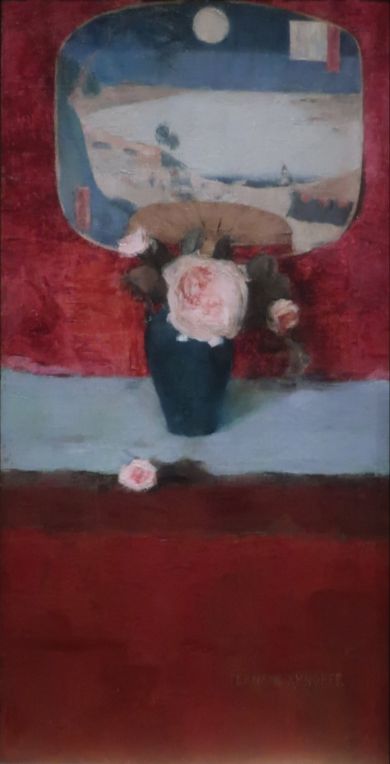 Roses and Japanese Fan, c. 1885