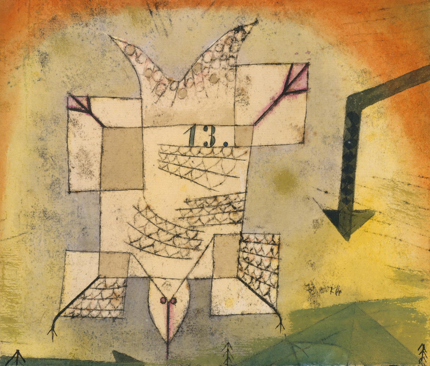 Falling Bird, 1919