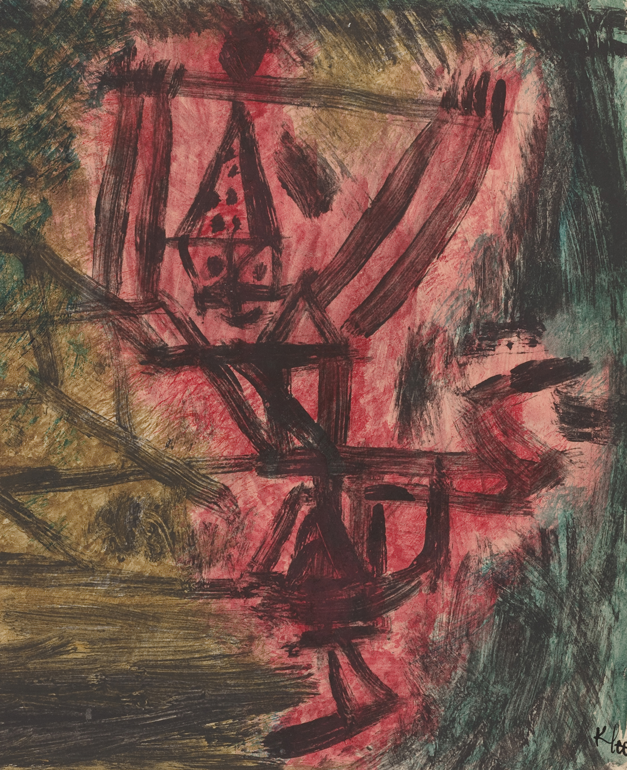 Feuer Clown I (Fire Clown), 1921