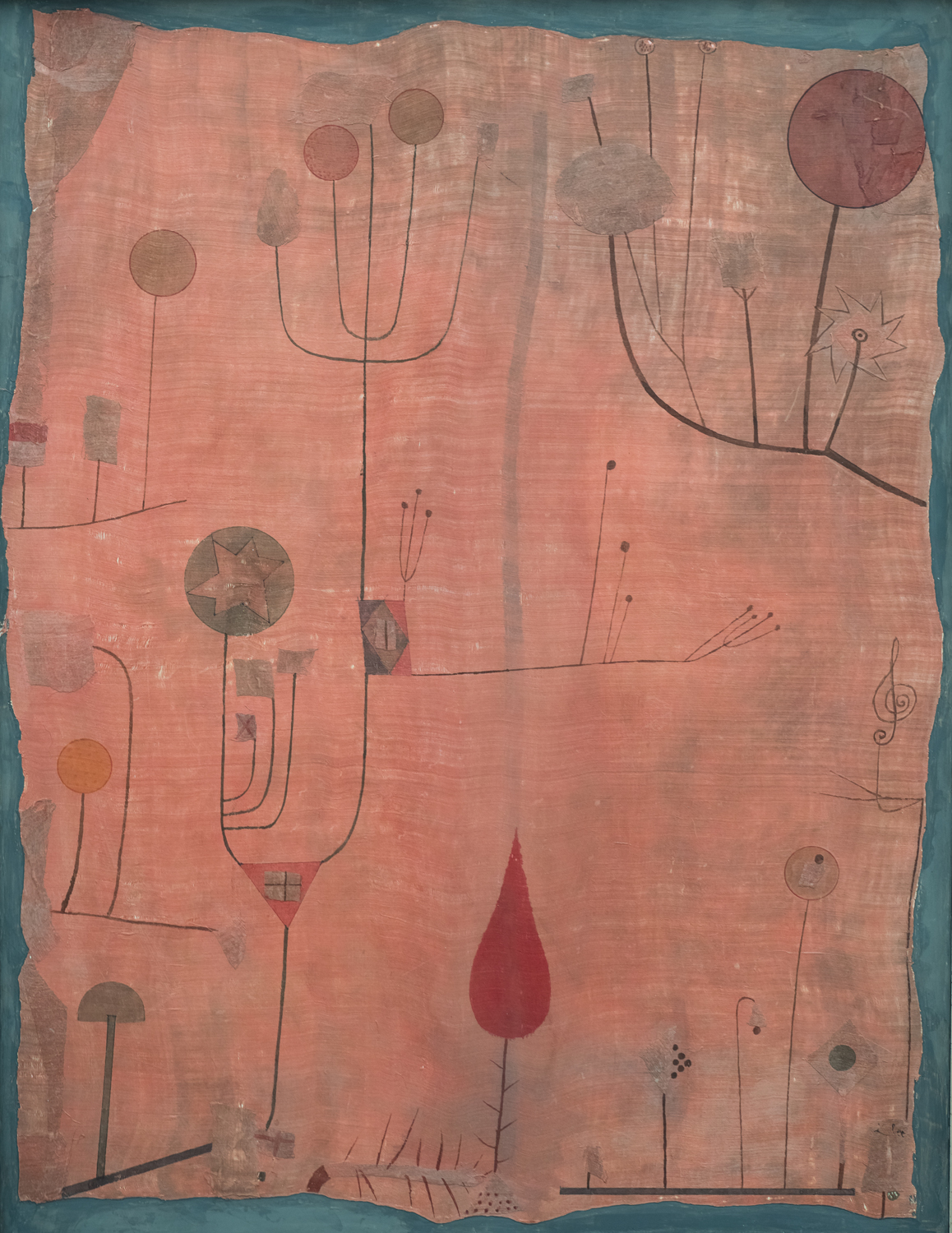 Fruits on Red (Fruchte auf Rot), 1930