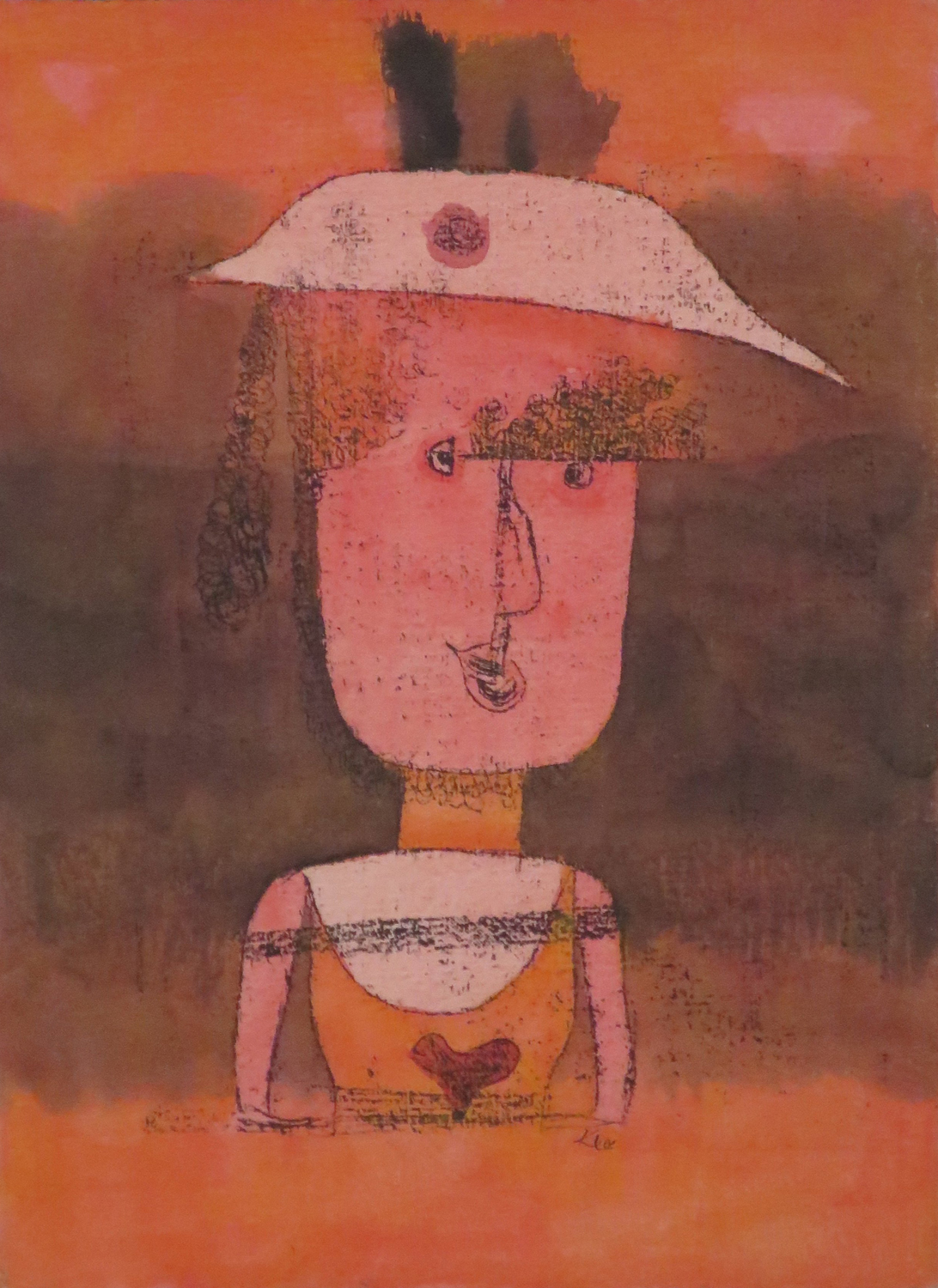 Portrait Mrs. P in the South, 1924