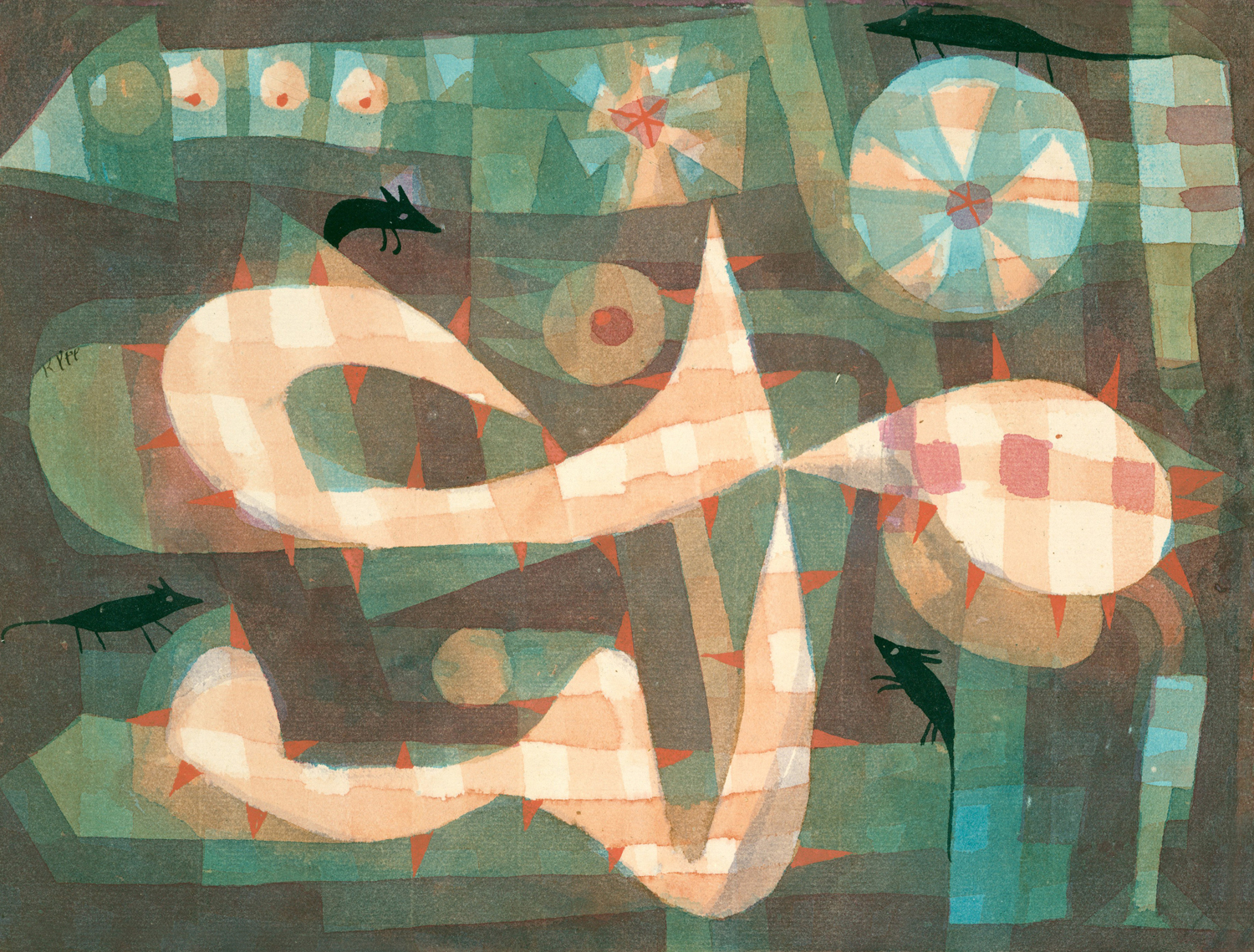 The Barbed Noose with the Mice, 1923