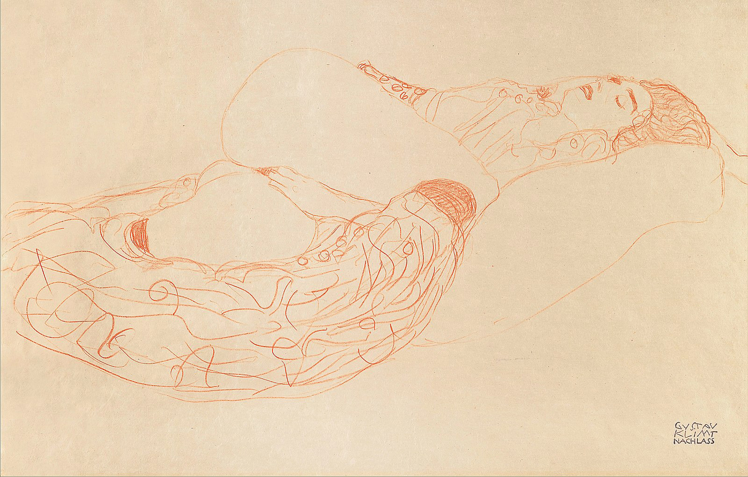 Reclining Demi-Nude, 1912