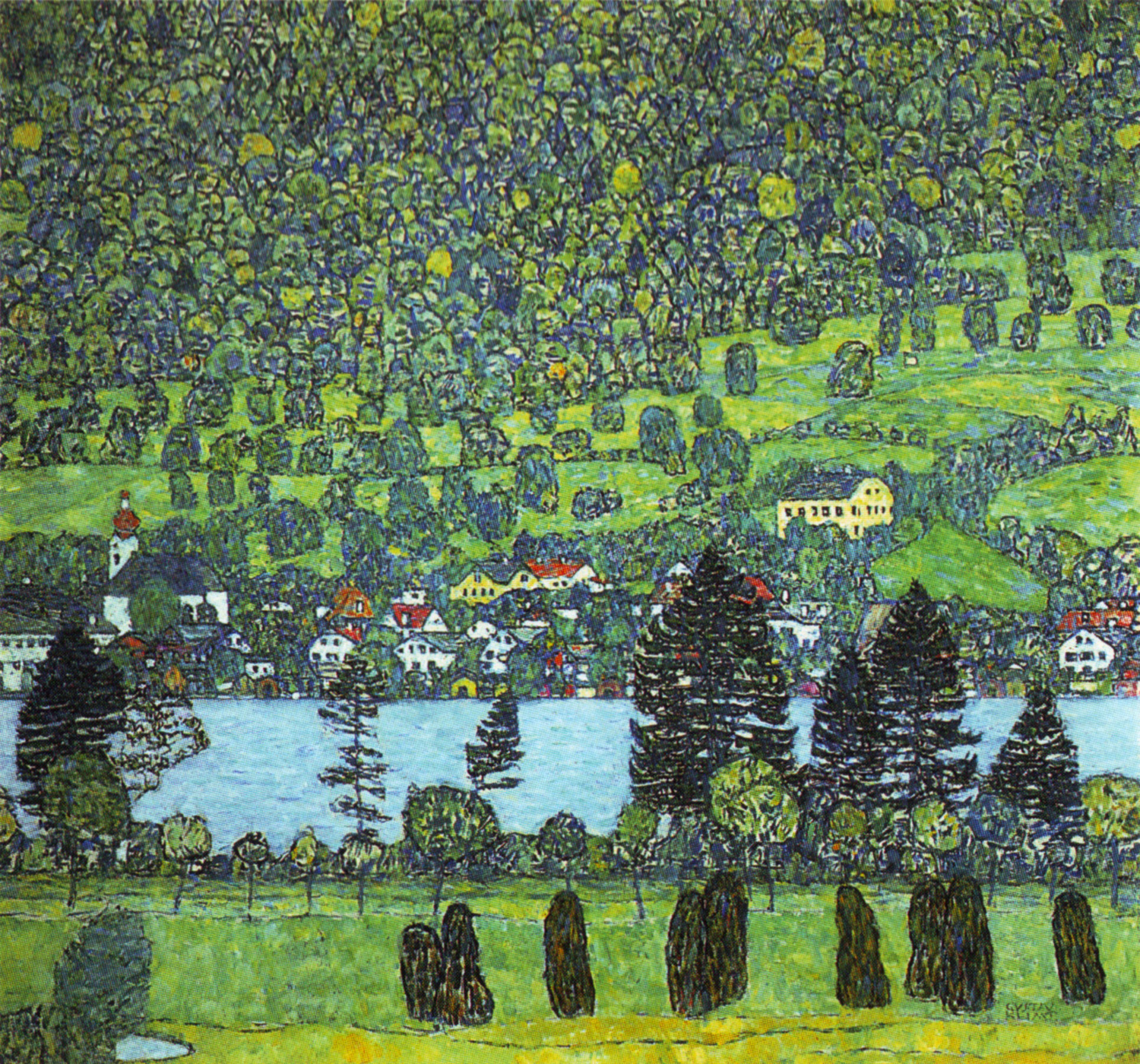 Mountain Slope at Unterach, 1916