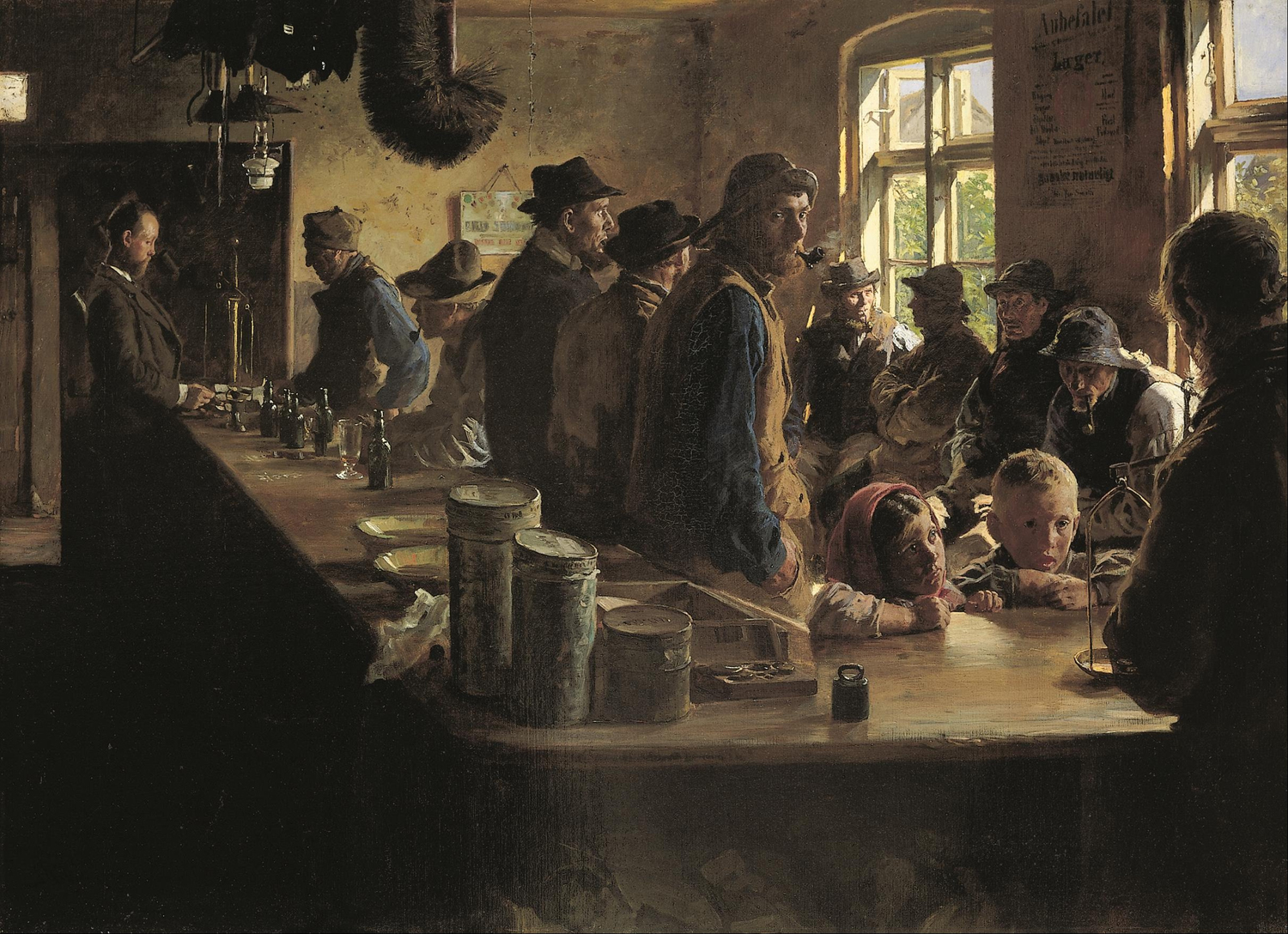 At the Grocery Store When There is No Fishing, 1882