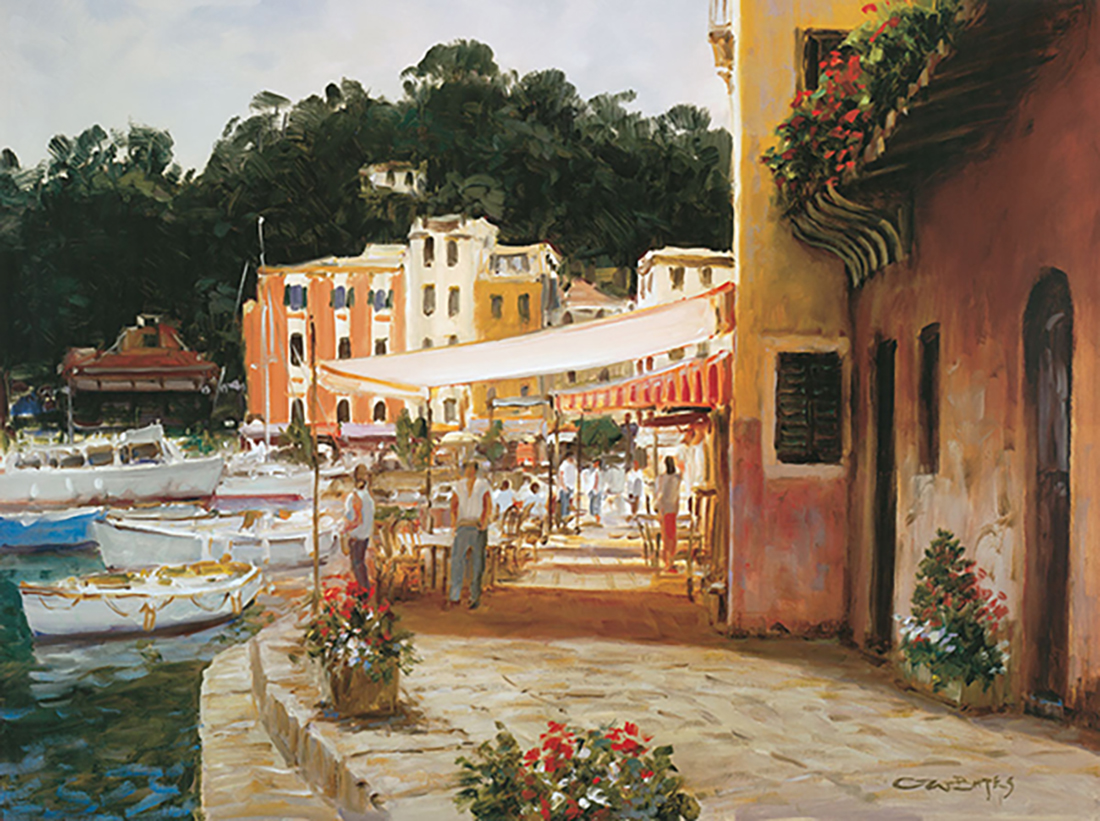 Morning Stroll, Portofino