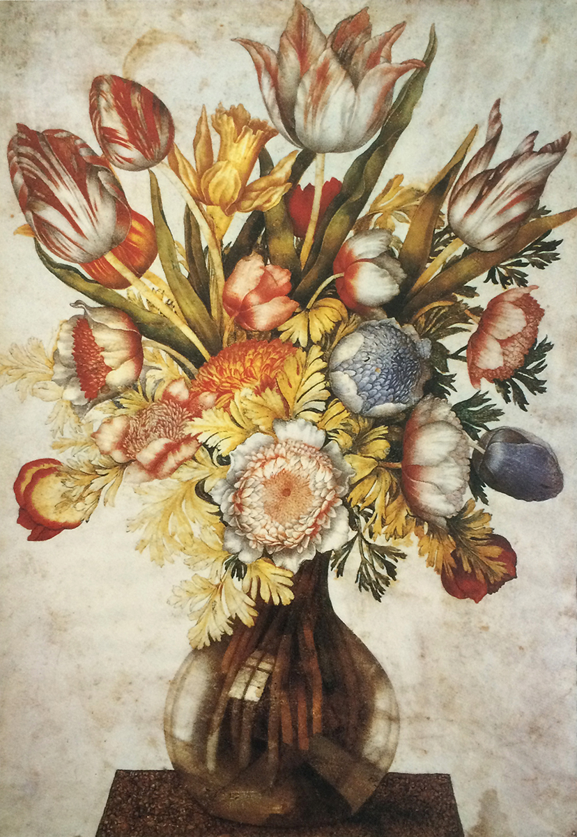 Vasi di Fiori su Marmo