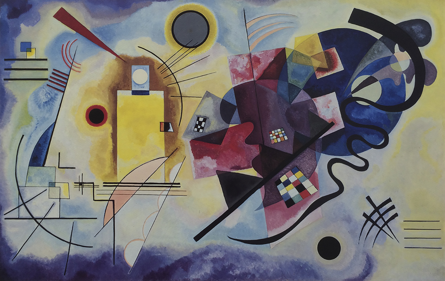 Gelb, Rot, Blau (Yellow, Red, Blue) 1925