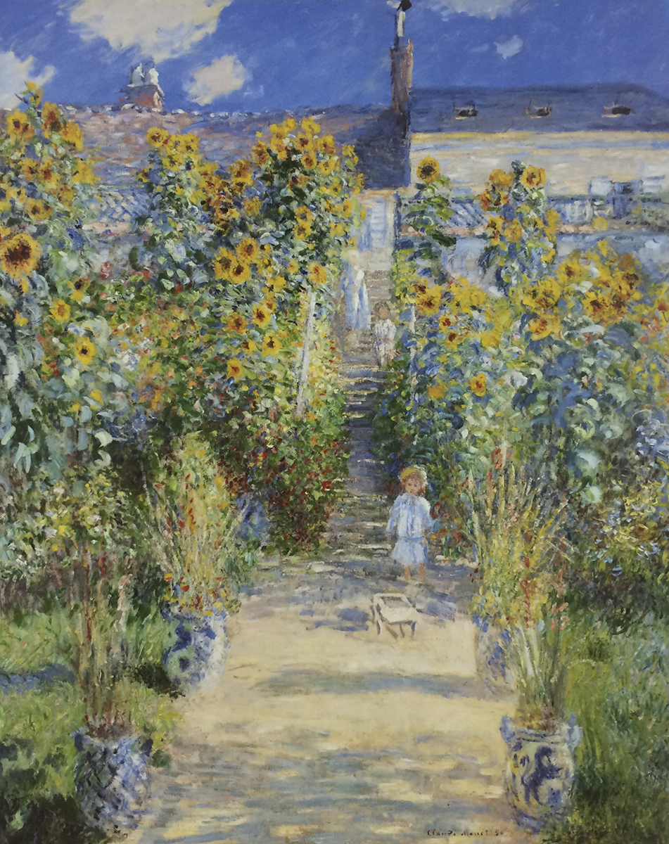 The Artist's Garden at Vetheuil, 1880