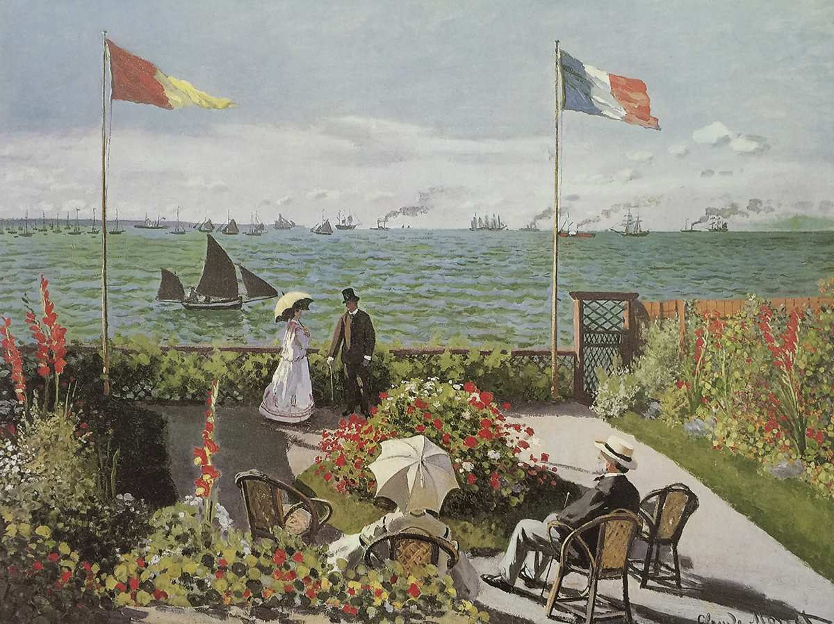 Balcony On the Sea At Saint Adresse, 1867