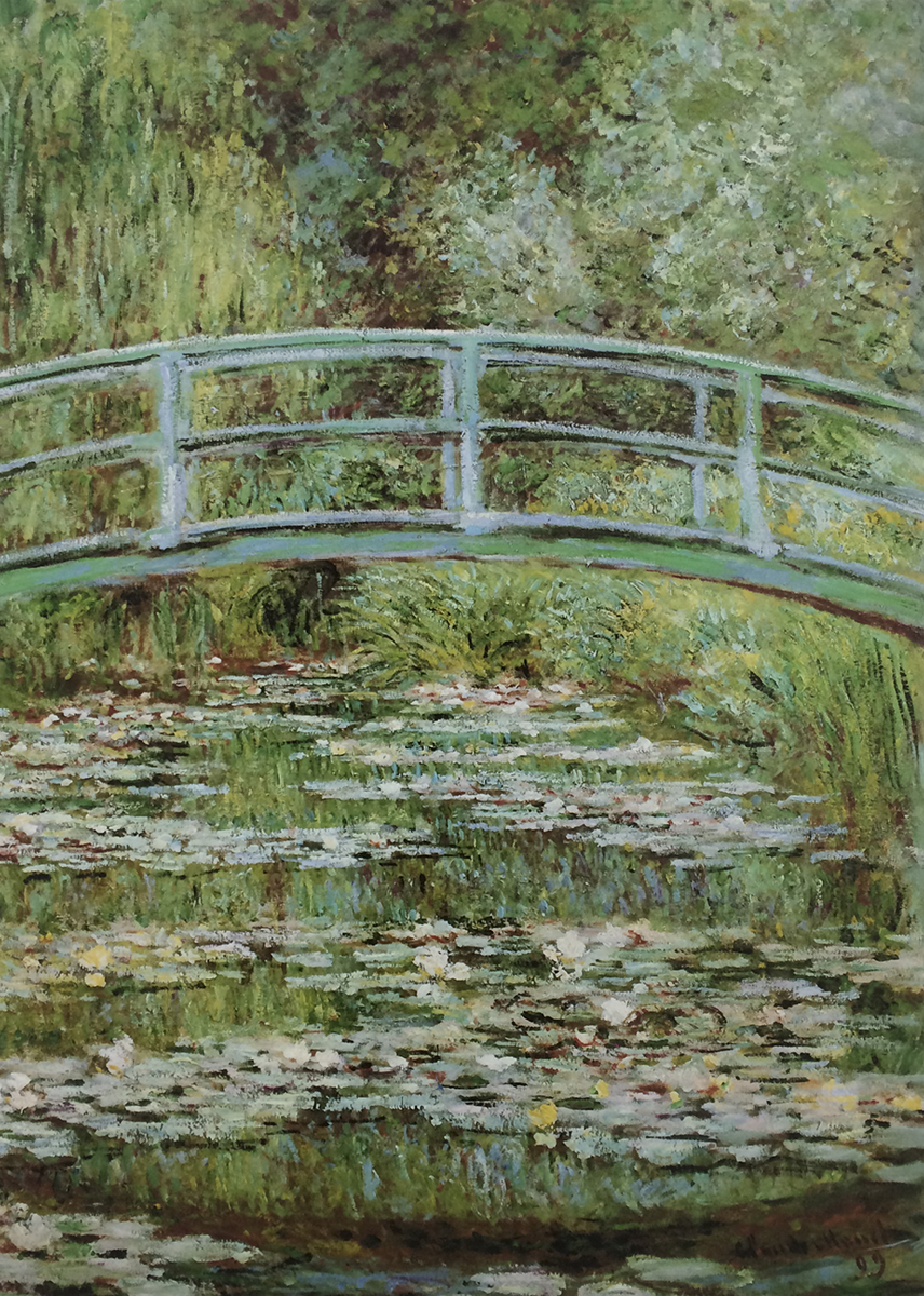 The Waterlily Pond and Japanese Bridge