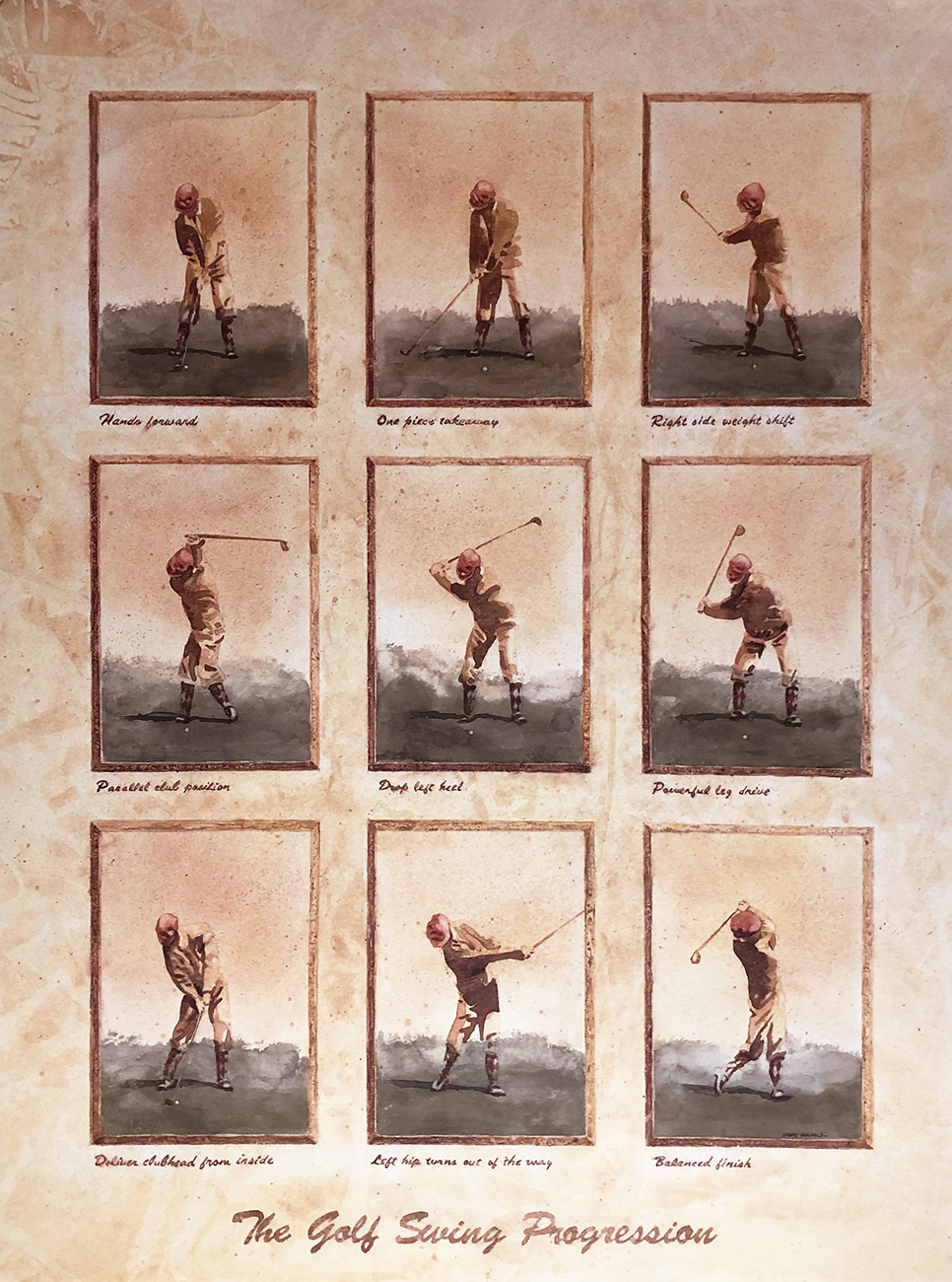 The Golf Swing Progression