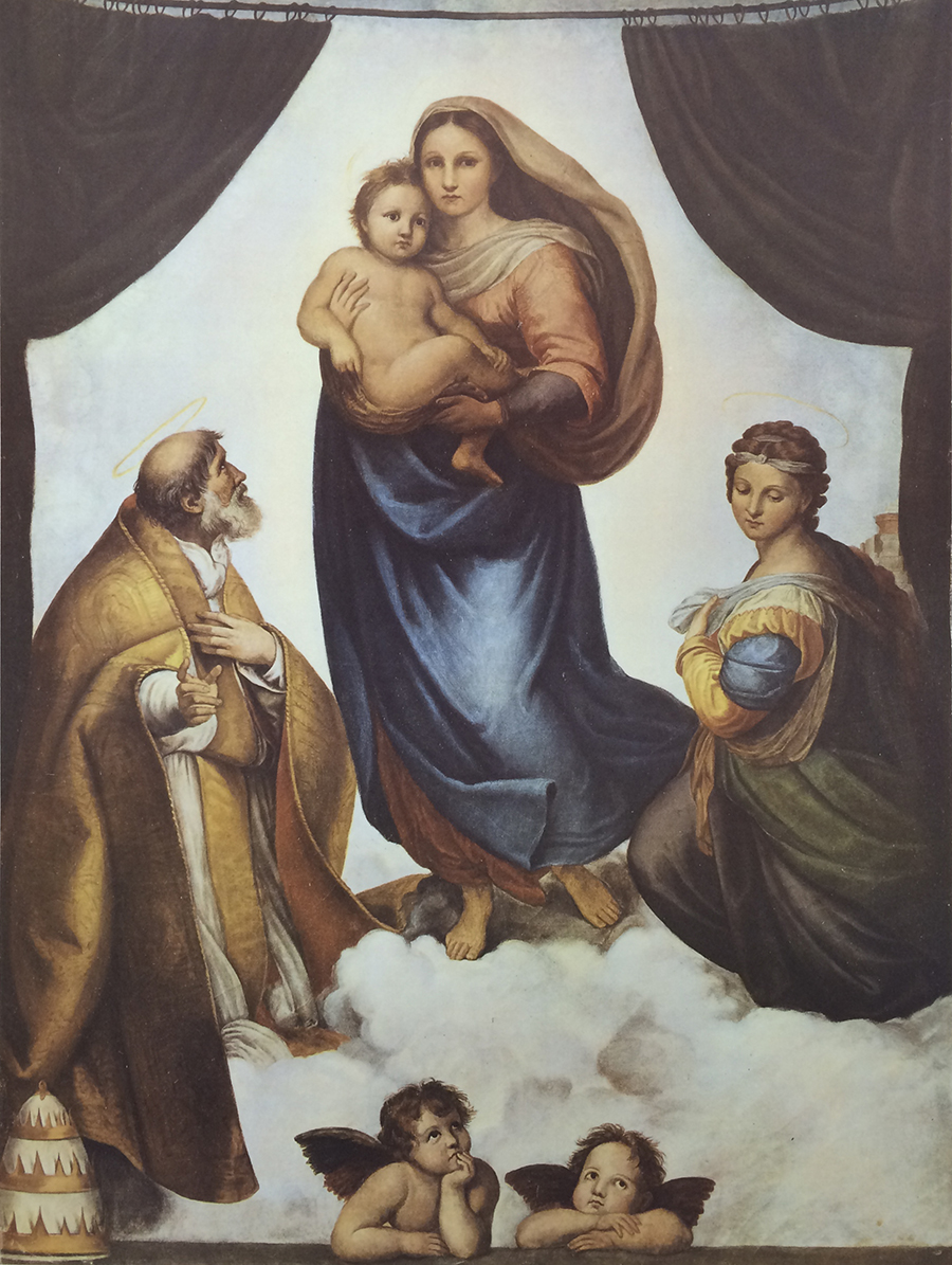 Sistine Madonna, 1515-1519
