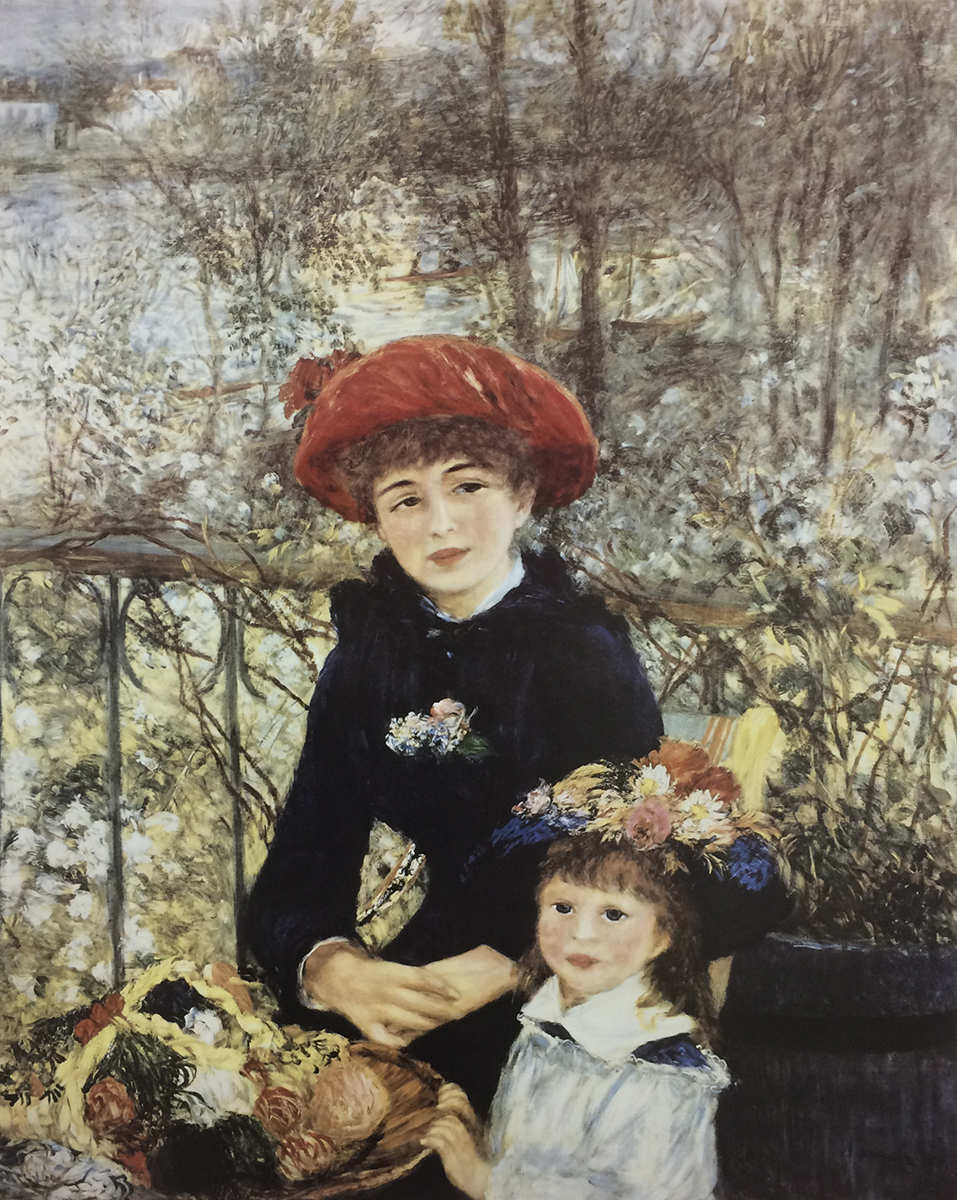Two Sisters On the Terrace, 1881