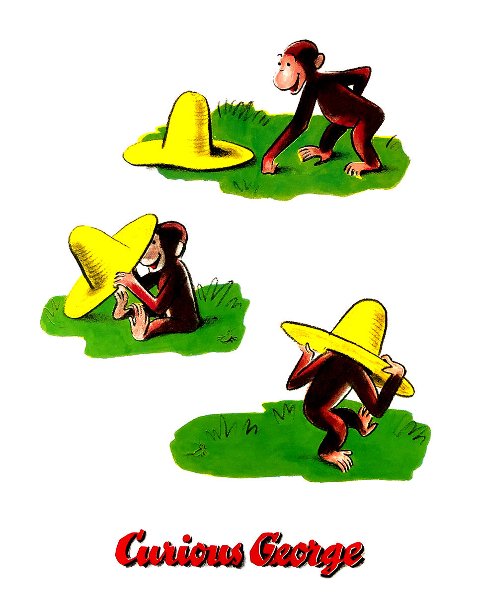 Curious George with a Hat
