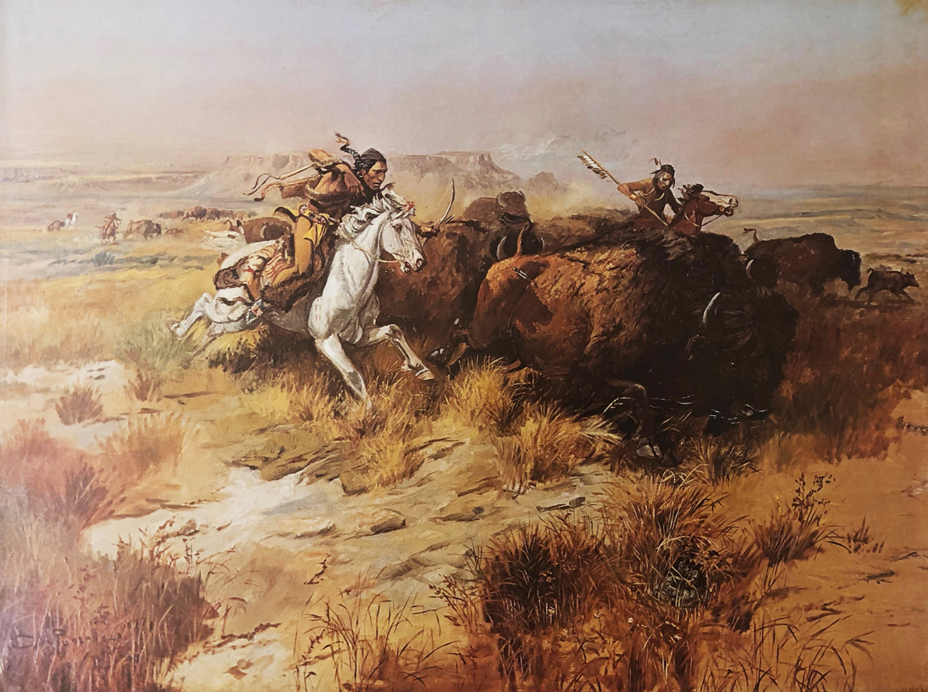 Indian Buffalo Hunt, 1897
