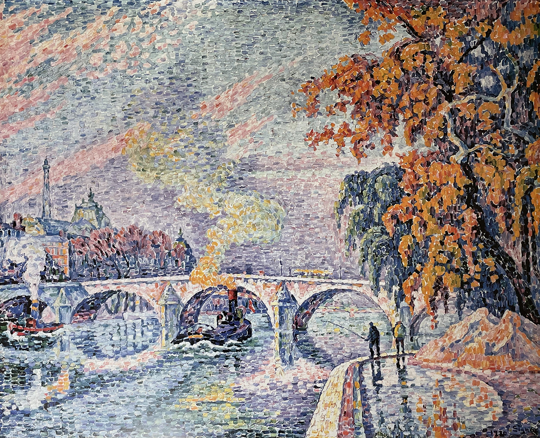 Pont Royale a Paris en Automne, 1920