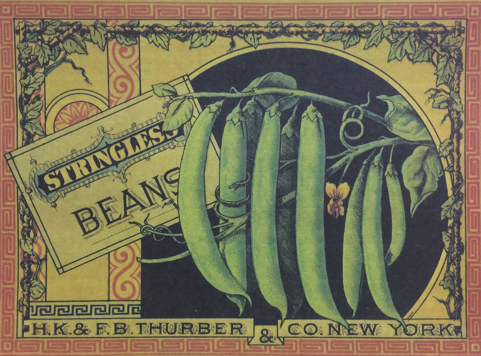Old Labels: Beans