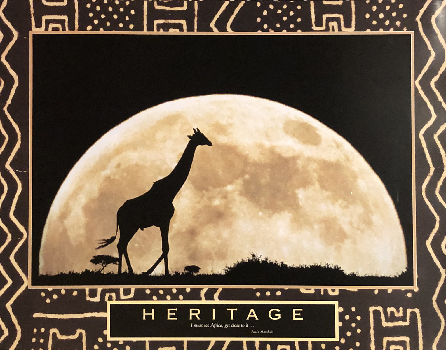 Heritage - Moon and Giraffe