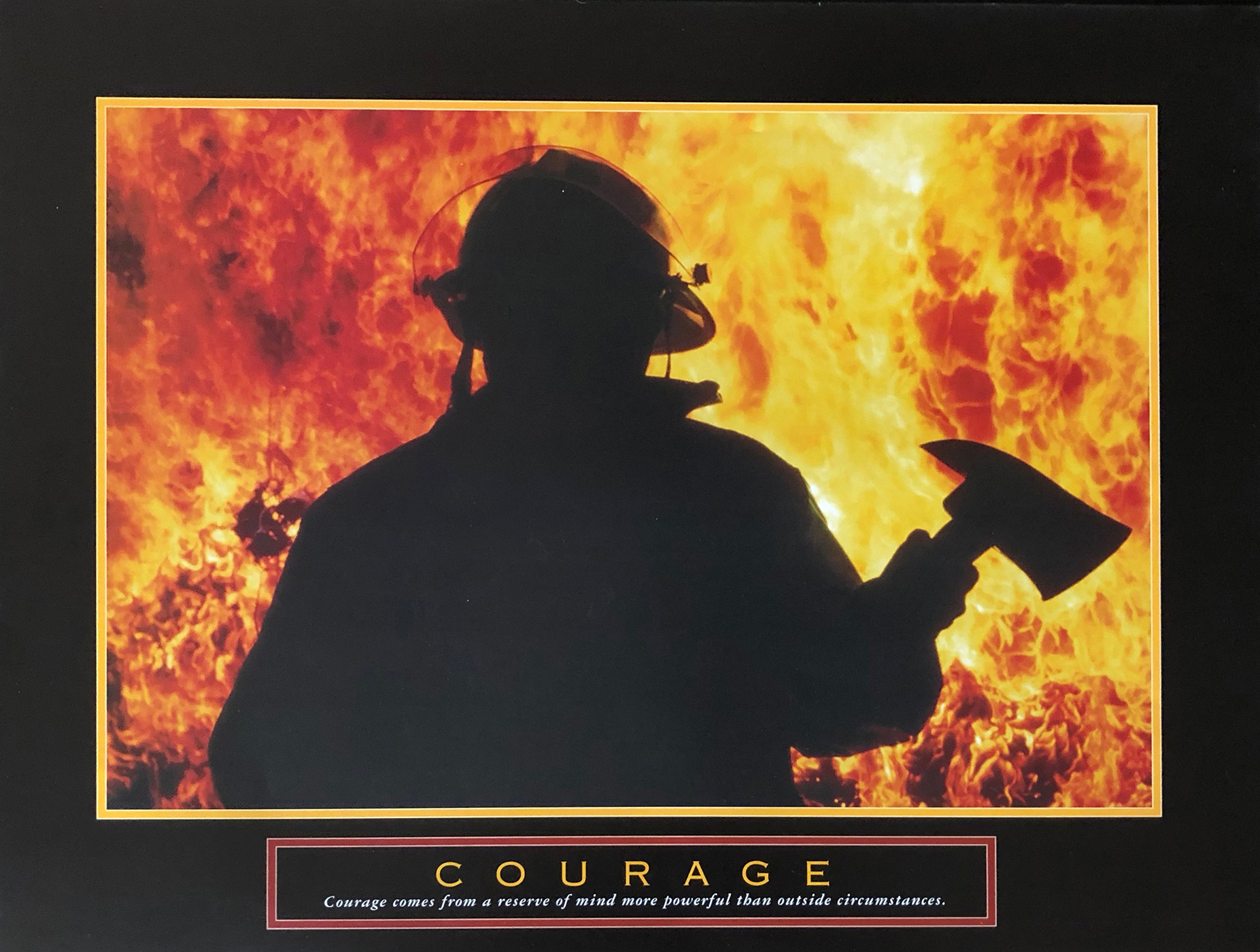 Courage - Fireman with Axe