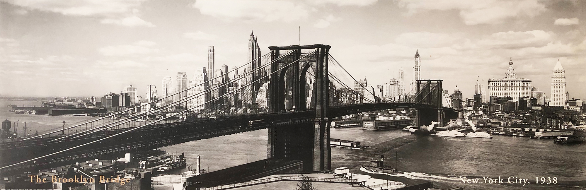 The Brooklyn Bridge, New York City, 1938
