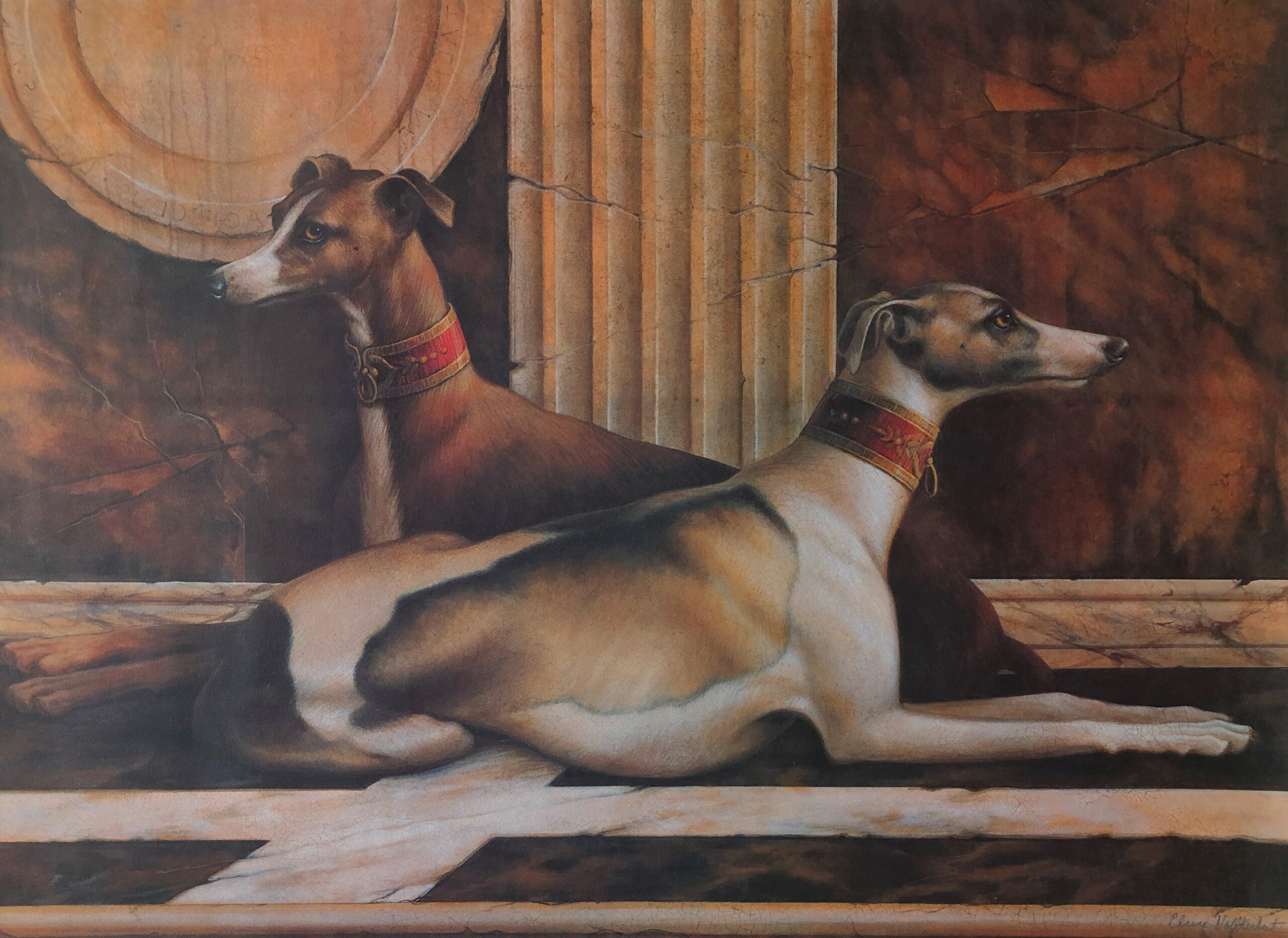 Greyhound Fresco