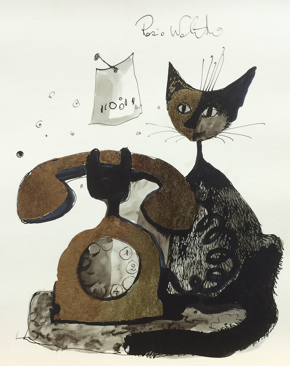 Gatto e Telefono