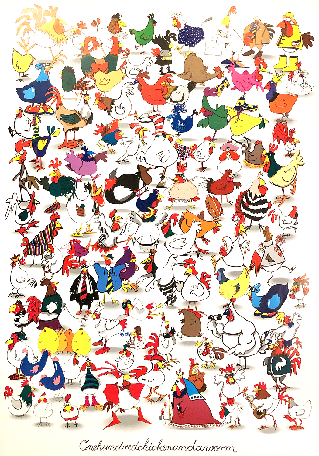 100 Chickens and a Worm