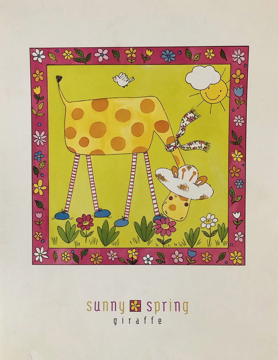 Sunny Spring - Giraffe
