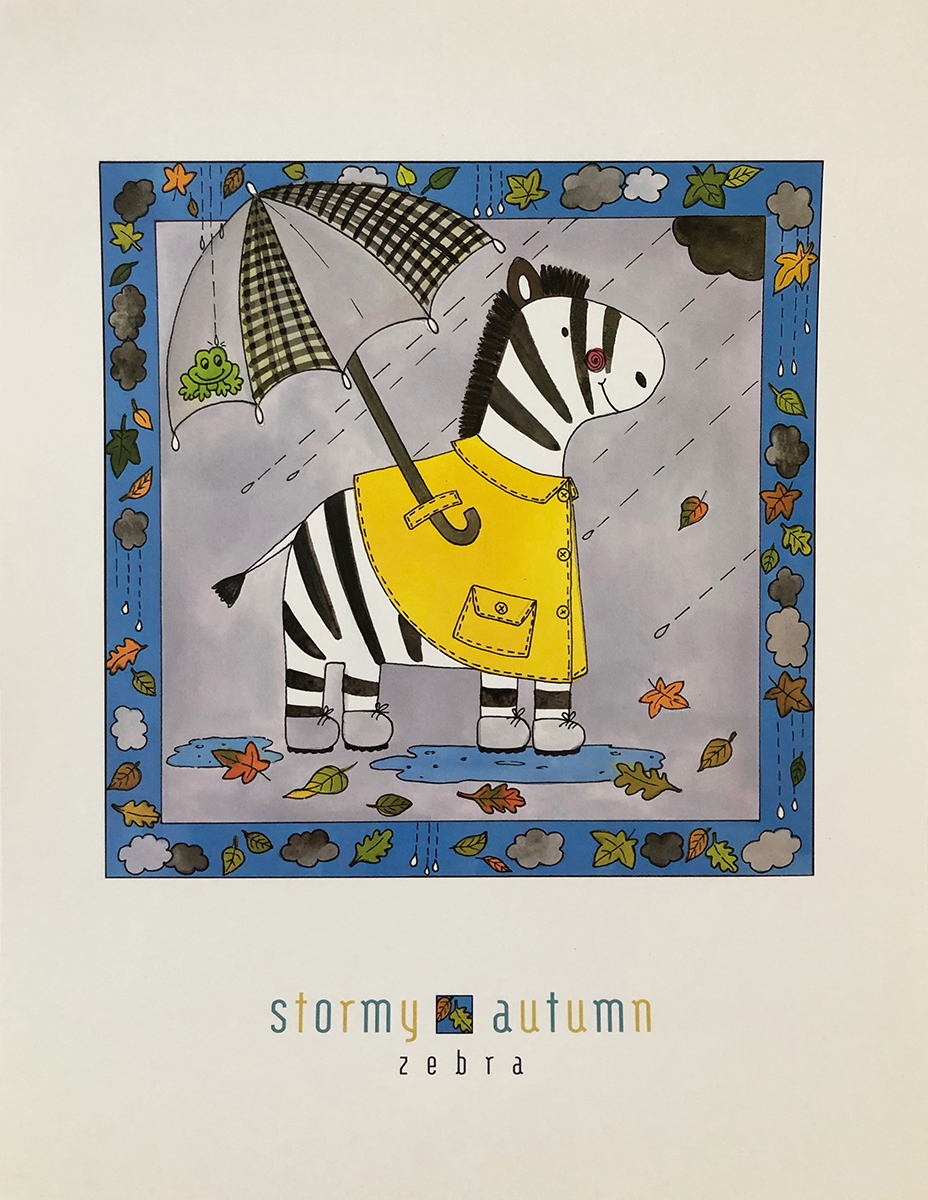 Stormy Autumn - Zebra