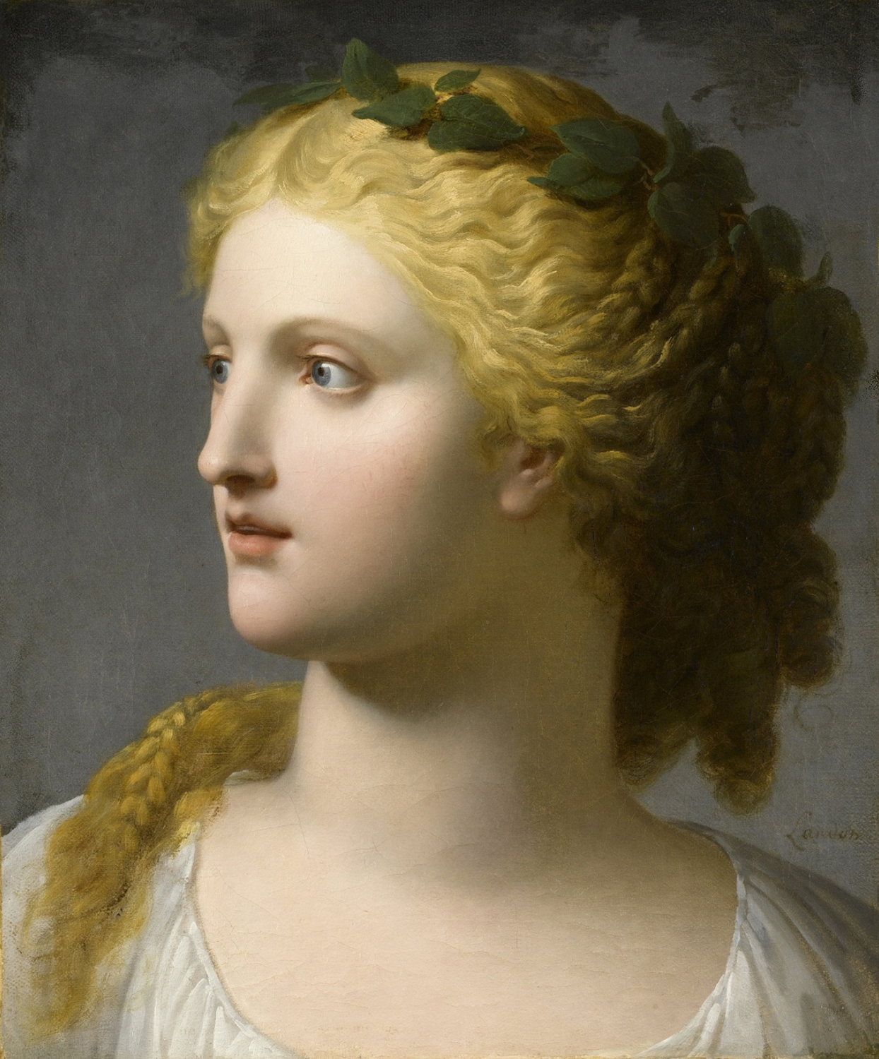 Head of a Woman Crowned with Laurels, late 18th century