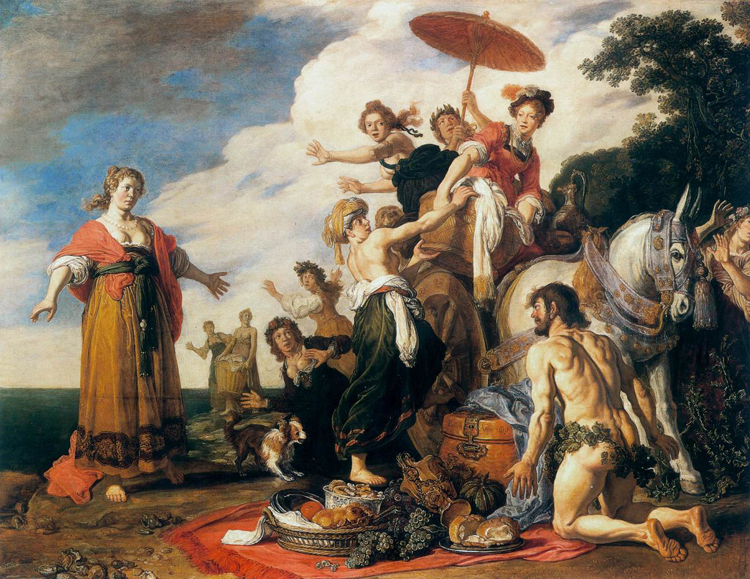 Ulysses and Nausicaa, c. 1619